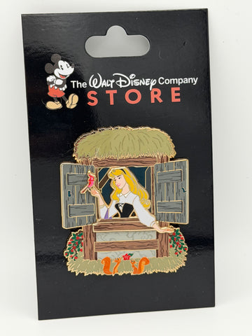 DEC Windows of Wonder Aurora Briar Rose Pin - LE 400