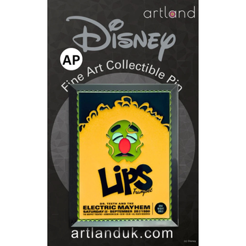 *AP/PP* Artland Lips Electric Mayhem Poster LE Pin