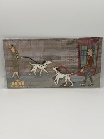 WDI 101 Dalmatians Dog Roger Anita Walkers Pin LE 250