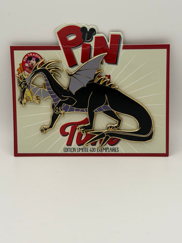 Disneyland Paris Pin Trading Time Maleficent Dragon Pin -  LE 400