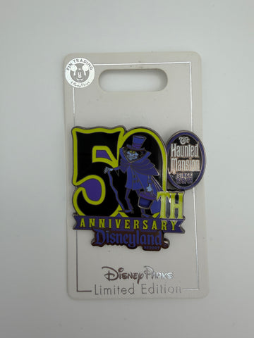 Disney Parks Cast Exclusive Haunted Mansion 50th Anniversary Limited Edition Pin