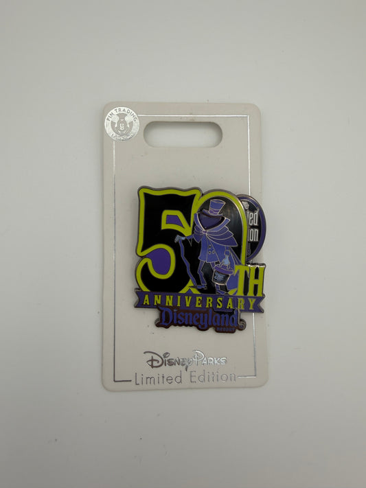 Disney Parks Cast Exclusive Haunted Mansion 50th Anniversary Limited Edition Pin