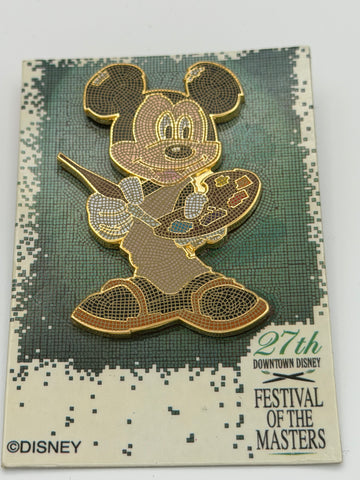 Mickey Toga Painter Mosaic 27th Festival of the Masters LE Pin