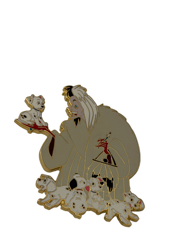 Cruella Puppies Disney Auctions LE 500 Pin