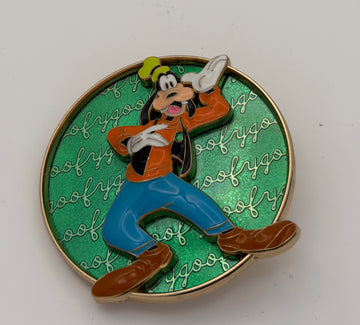 Disney D23 Expo DSSH DSF Cursive Cuties Series LE 400 Goofy Pin
