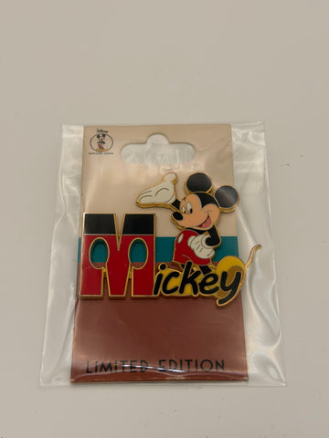 Disney Employee Center DEC Pin Mickey Mouse Character Name LE 250