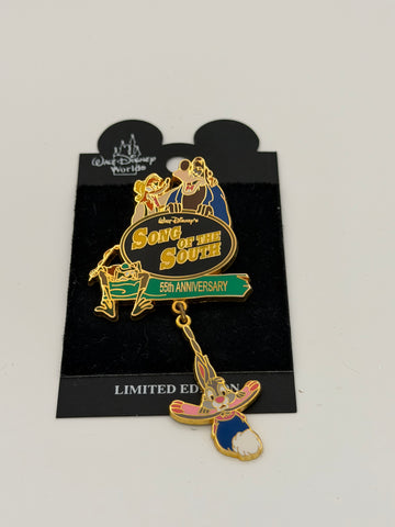 Disney Song of the South - 55th Anniversary Brer Fox Rabbit and Bear LE Pin