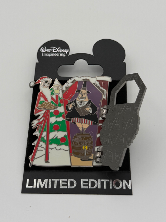 WDI LE 300 Nightmare Before Christmas/Haunted Mansion Crossover Pin - Jack & Mayor