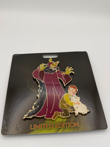Disney WDI The Black Cauldron Horned King & Taran Villains LE 300 Cast Jumbo Pin