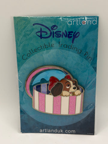 Artland Lady and the Tramp Surprise Season's Greetings LE Pin