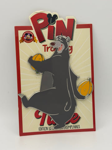Disneyland Paris Pin Trading Time Jungle Book Baloo Limited Edition Pin