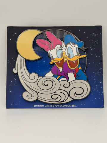 Disneyland Paris Moon Series Donald and Daisy Limited Edition Pin