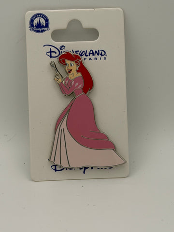 Disneyland Paris Pink Dress Ariel Pin
