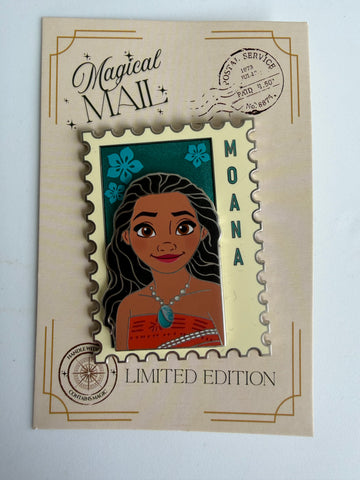 Moana Magical Mail Fantasy Pin - LE 100