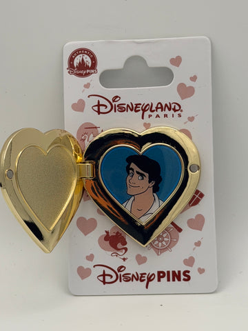 Disneyland Paris Prince Locket Eric Little Mermaid Pin