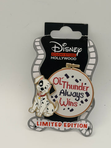 DSSH Cross-Stitch Series 101 Dalmatians Patch LE Pin