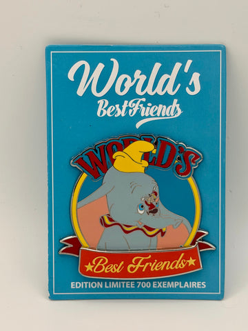 Disneyland Paris World's Best Friends Dumbo & Timothy Mouse LE Pin