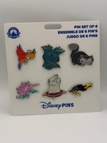 Disney Parks Villain Sidekicks 6-Pin Booster Pin Set