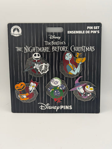 Disney Parks The Nightmare Before Christmas 5-Pin Booster Set