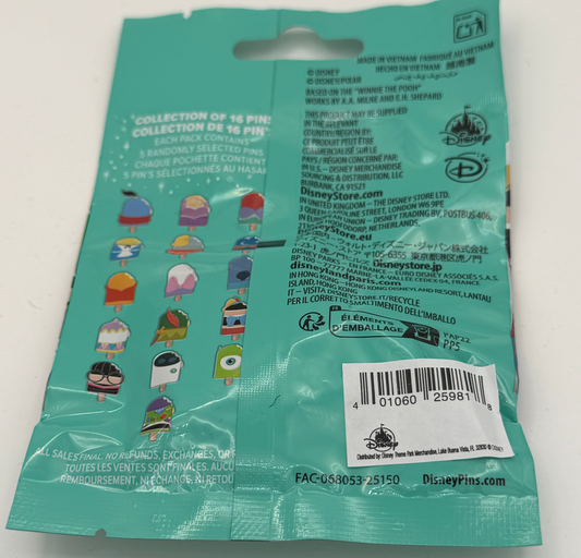 Disney Parks Ice Cream (Series 2) 5-Pin Mystery Pouch