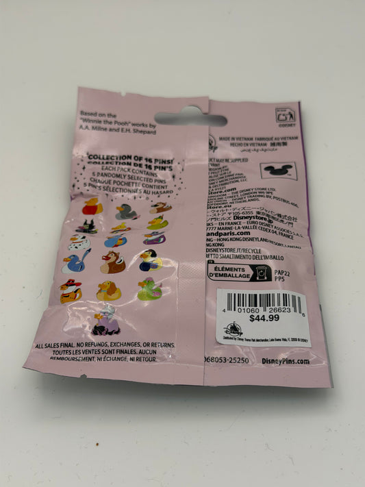 Disney Parks Ducks of Disney Series 2 Mystery Pin Pouch - 5 Pin Bag