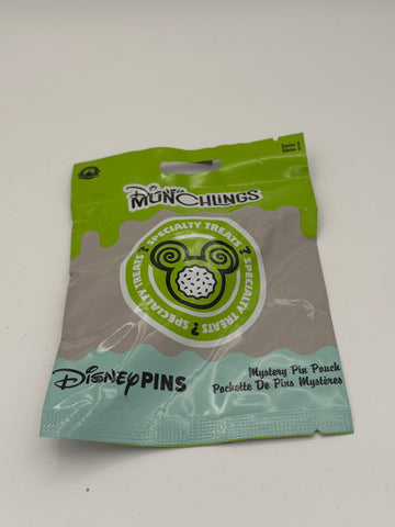 Disney Parks Munchlings Treats Series 3 Mystery Pin Pouch - 5 Pin Bag