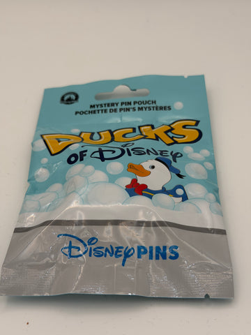 Disney Parks Ducks of Disney Series 1 Mystery Pin Pouch - 5 Pin Bag