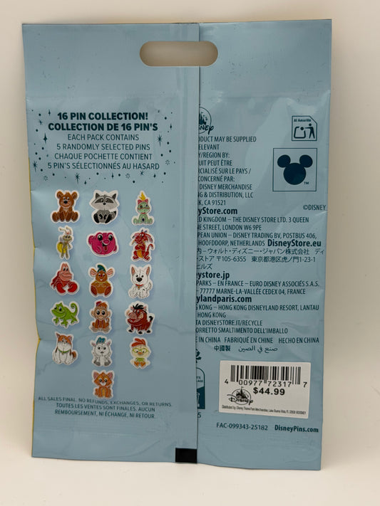 Disney Parks Pixie Plush Mystery Pin Pouch - 5 Pin Bag