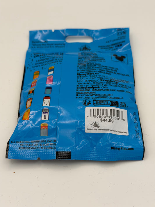 Disney Parks Character Trash Bins Mystery Pin Pouch - 5 Pin Bag