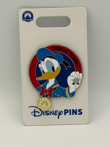 Disney Parks Donald Duck Wanna Trade Pin