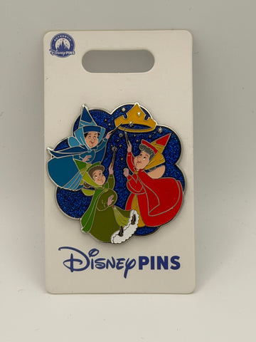 Disney Parks Three Good Fairies Sleeping Beauty Pin