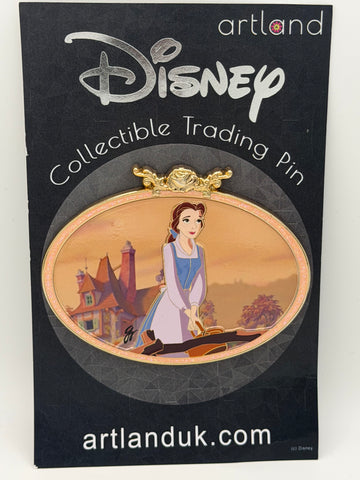 Artland Bonjour Belle Beauty and the Beast Oval Series Limited Edition Pin