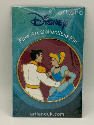Artland Cinderella and Prince Charming Round Limited Edition Pin