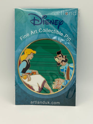 Artland Cinderella and Duke Round Limited Edition Pin