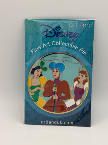 Artland Cinderella Lady Tremaine Step Sisters Round Limited Edition Pin