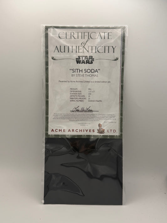ACME Sith Soda Star Wars Limited Edition Pin