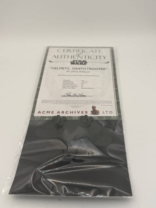 ACME Star Wars Helmets: Death Trooper Limited Edition Pin