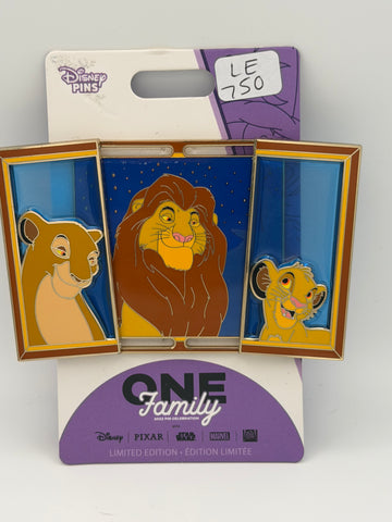 Disney One Family Lion King Limited Edition Slider Pin