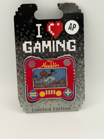 *AP* Disneyland I Heart Gaming Aladdin Limited Edition Pin