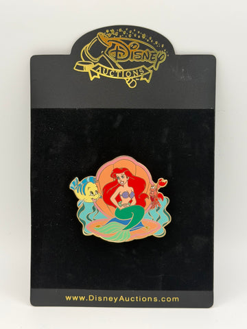 Disney Auctions Ariel Flounder The Little Mermaid Limited Edition Pin