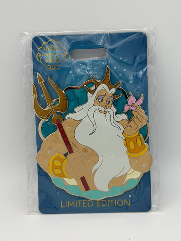 WDI The Little Mermaid 35th Anniversary King Triton Pin - LE 300