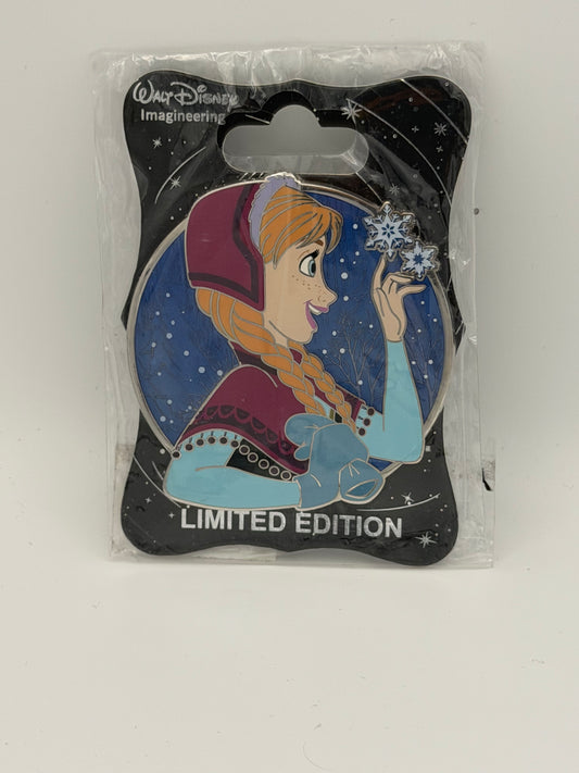 WDI Frozen Anna Profile Pin - LE 250
