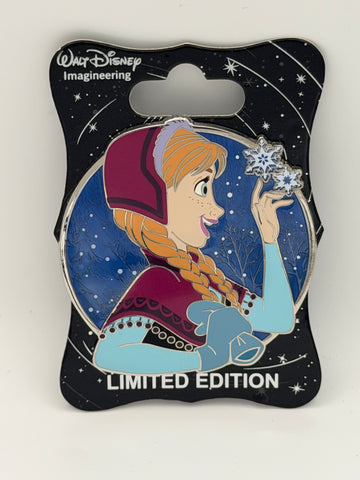 WDI Frozen Anna Profile Pin - LE 250
