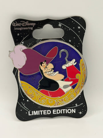 WDI  Villains Captain Hook Profile Pin - LE 250