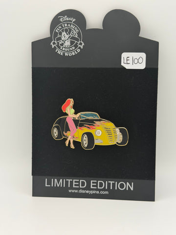 Disney Shopping Jessica Rabbit Hot Rods Convertible LE Pin