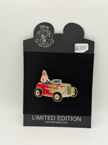 Disney Shopping  Jessica Rabbit Hot Rod Classic Car Deuce Convertible LE 100
