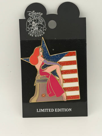 Disney Pin Trading Pin Jessica Rabbit LE2000 LE 2000 New On Card MINT v56