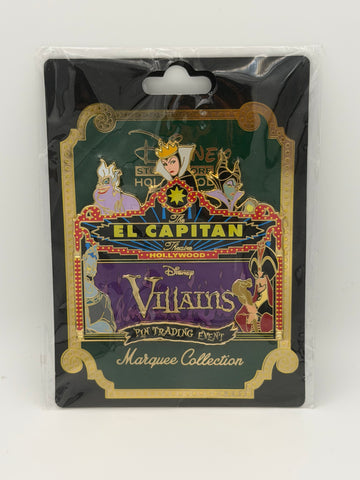 Disney DSF El Capitan Theatre Villains Pin Trading Event Marquee LE 300 Pin DSSH