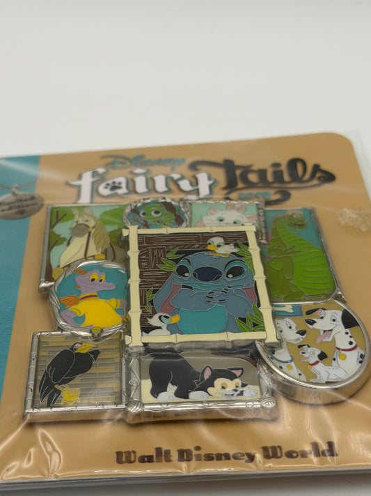 DISNEY WDW FAIRY TAILS 2019 EVENT CHARACTER COLLAGE MINI JUMBO PIN LE 500