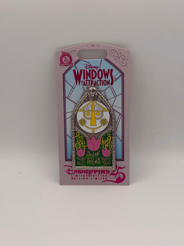 Disney Parks 25th Anniversary Windows of Attraction It’s A Small World LE Pin